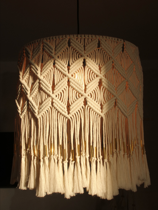 Макраме люстра «Shine»