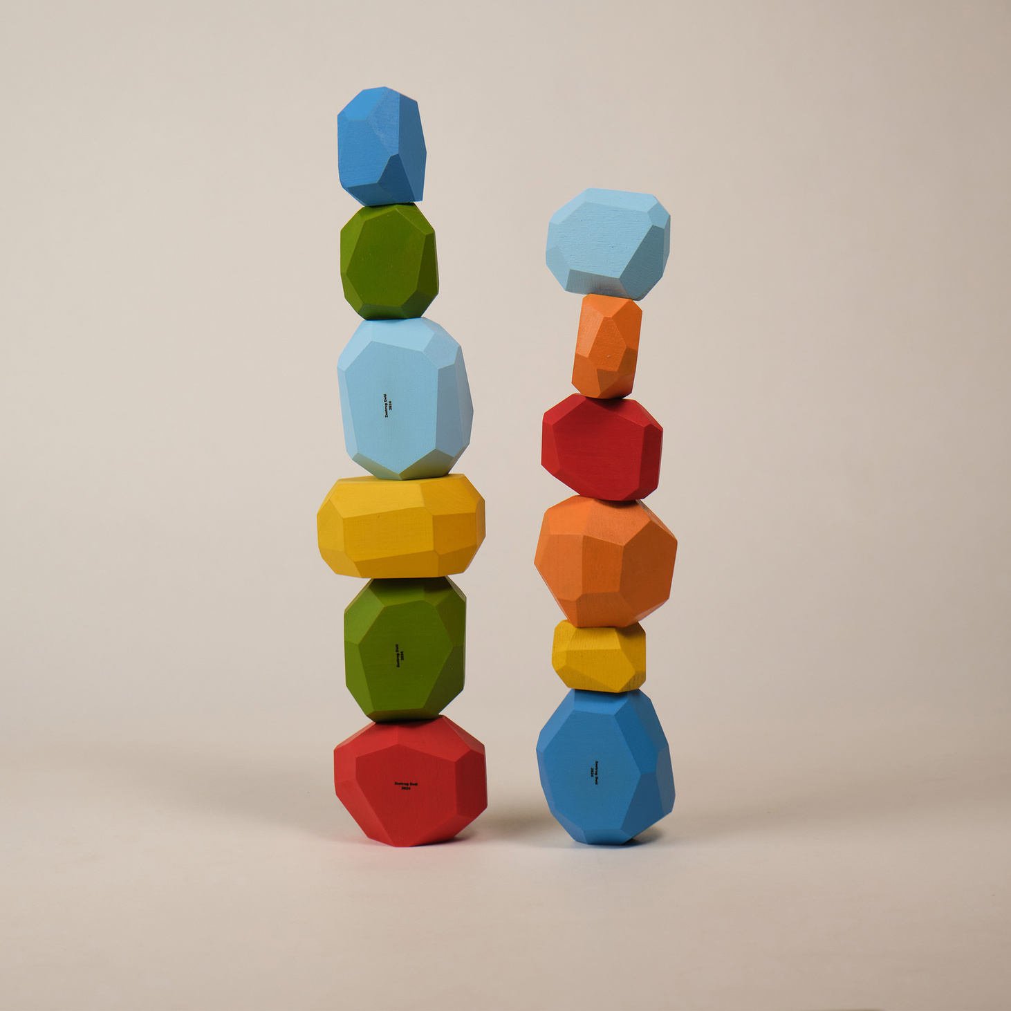 Набор "Камушки" цветной - фотография товара