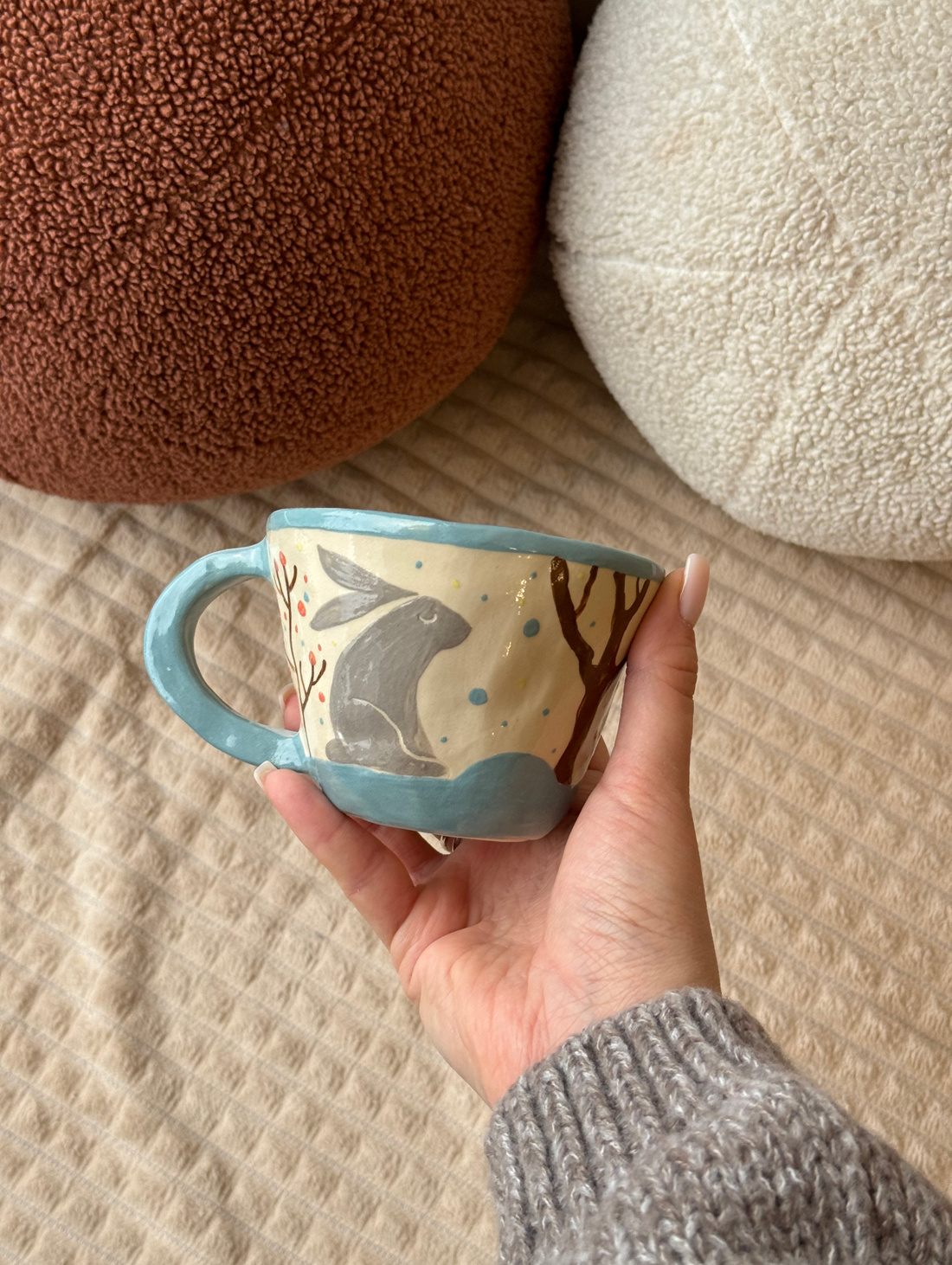 Кружка "Зайцы" - фотография товара