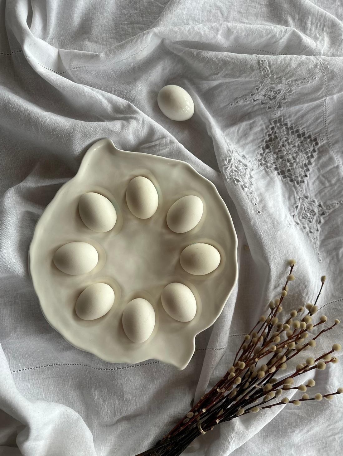 Пасхальная тарелка для яиц Весна - фотография товара