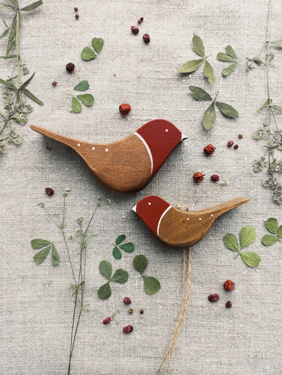 Елочная игрушка "Птичка средняя" - фотография товара