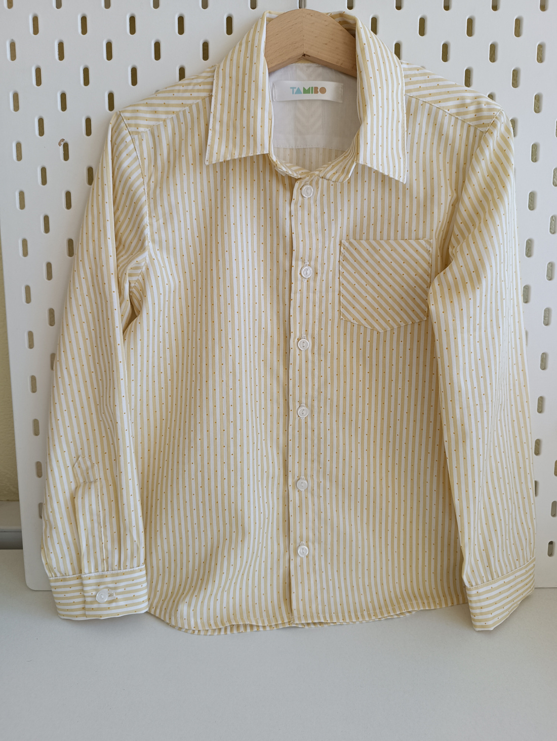 Рубашка для подростка Желтая - фотография товара