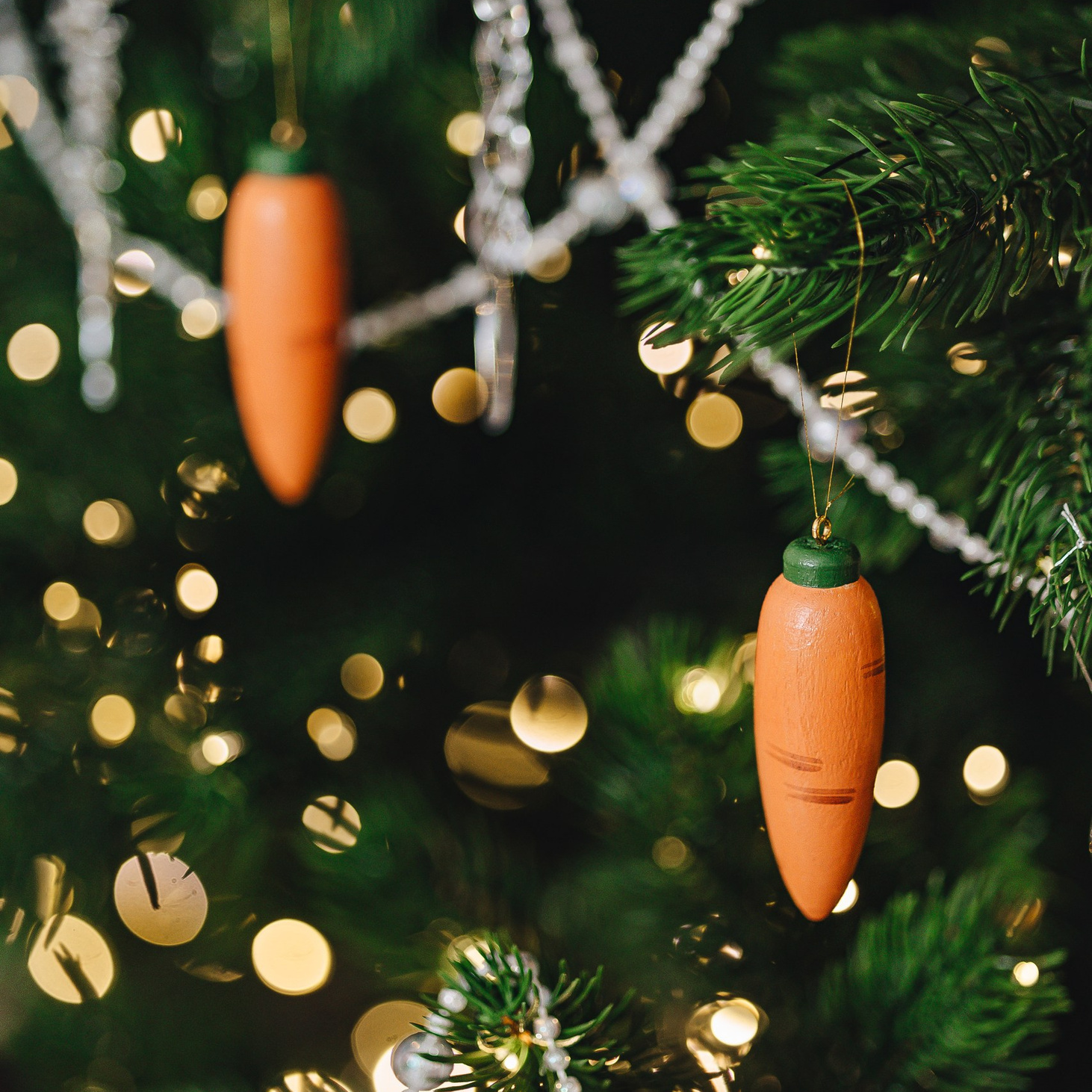 Ёлочная игрушка "Морковка" - фотография товара