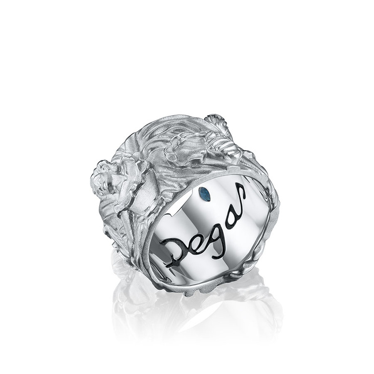 Кольцо серебряное широкое с топазом DEGA’S INSPIRATION RING