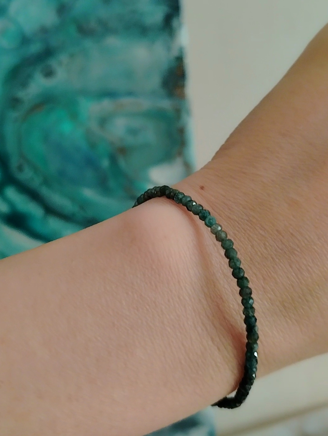 Браслет женский с турмалинами - фотография товара