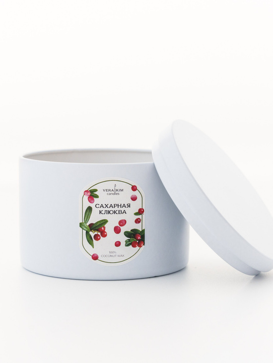 Ароматическая свеча "Сахарная клюква"