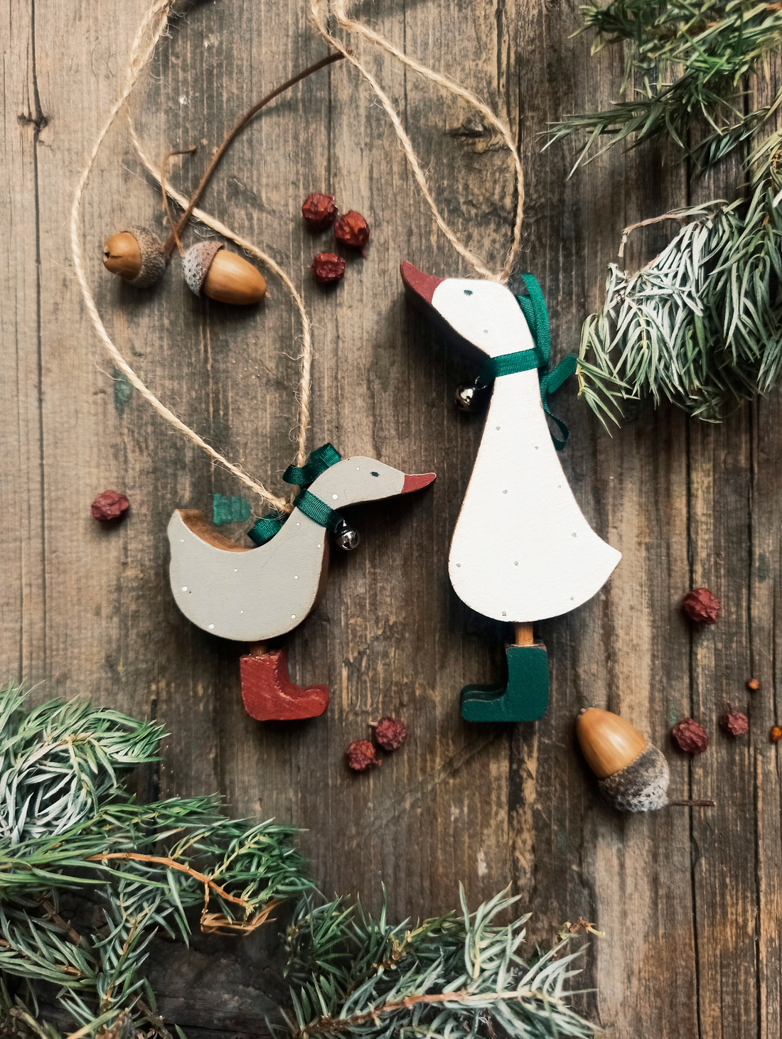 Елочная игрушка "Уточка большая" - фотография товара