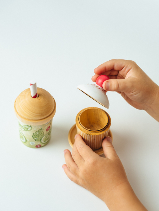 Игровой набор "Пирожное и стаканчик лимонада"