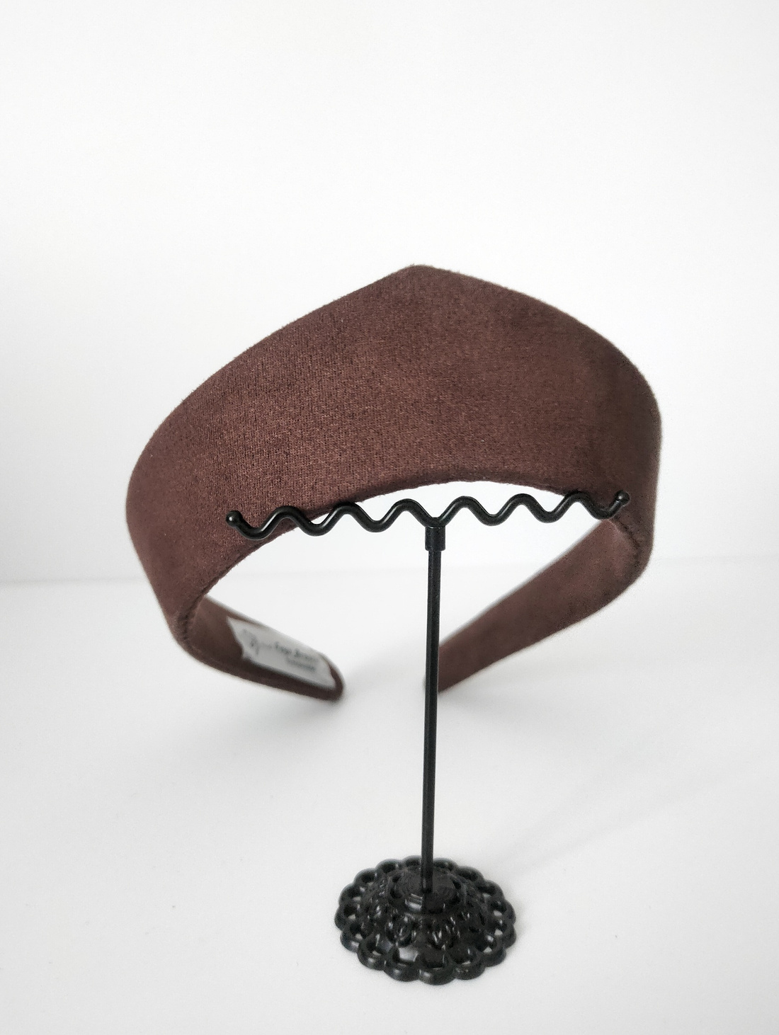 Ободок-кокошник "Шоколад" - фотография товара