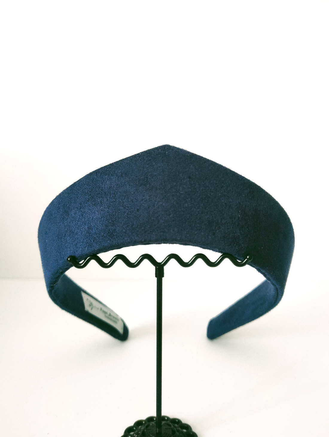 Ободок-кокошник "Тёмно-синий" - фотография товара