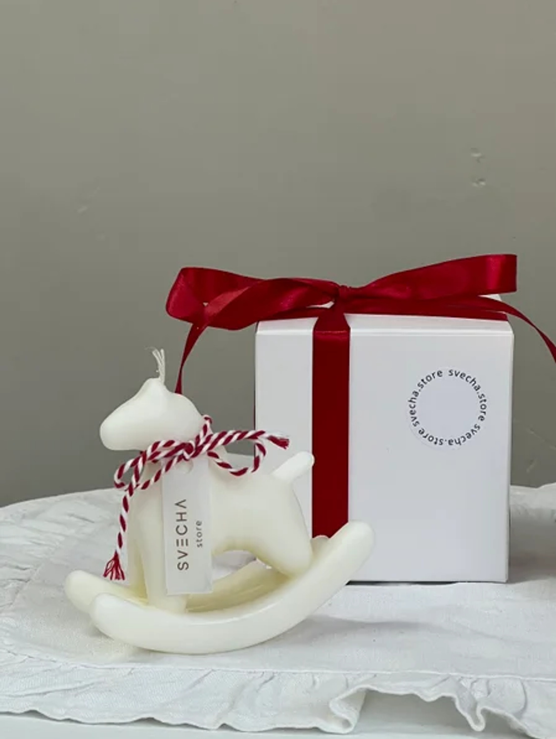 Свеча "Лошадка" - фотография товара