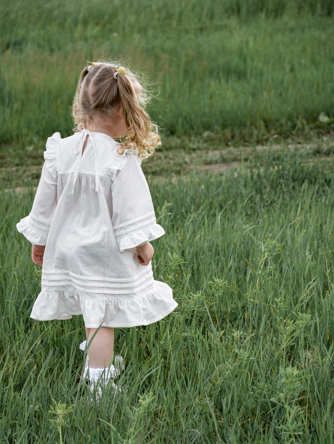 Платье из хлопка - фотография товара