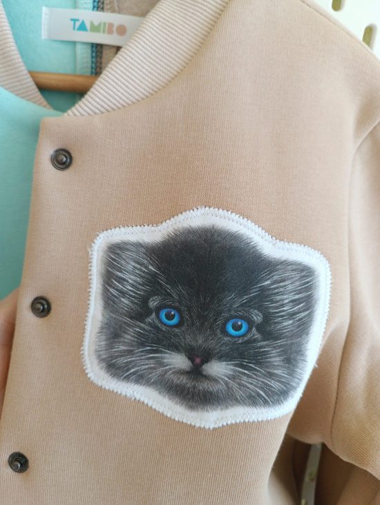 Бомбер для девочки "Мята"