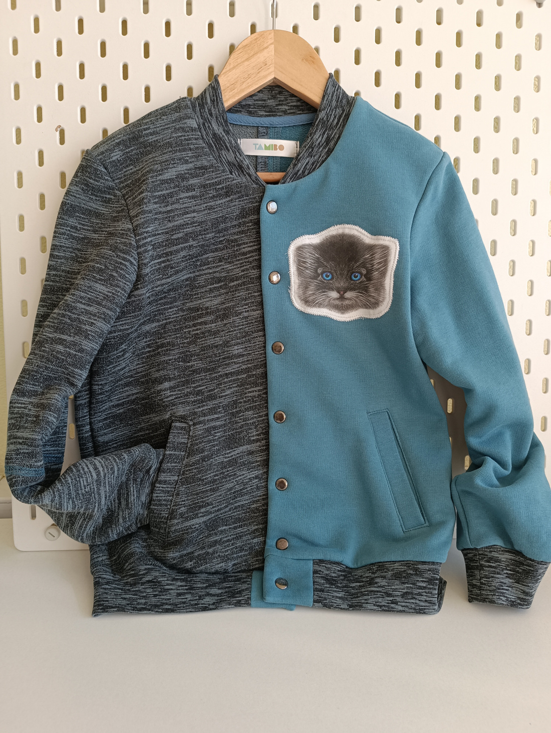 Бомбер для мальчика "Деним" - фотография товара