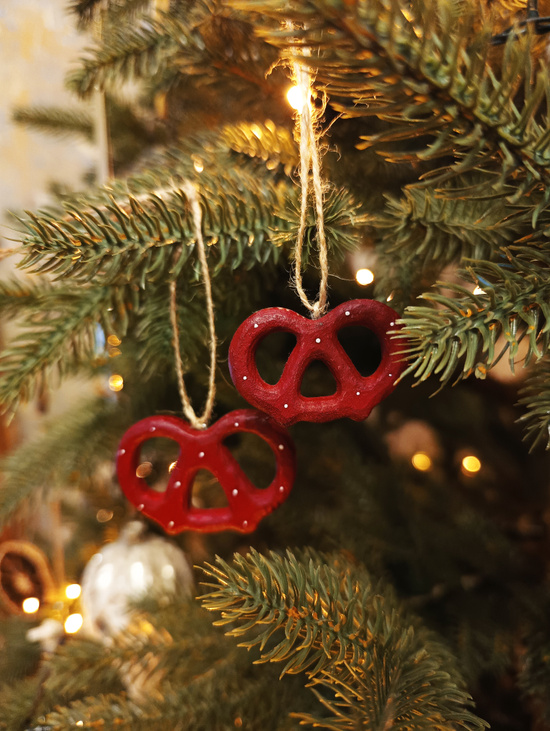 Елочная игрушка " Малый кренделек"