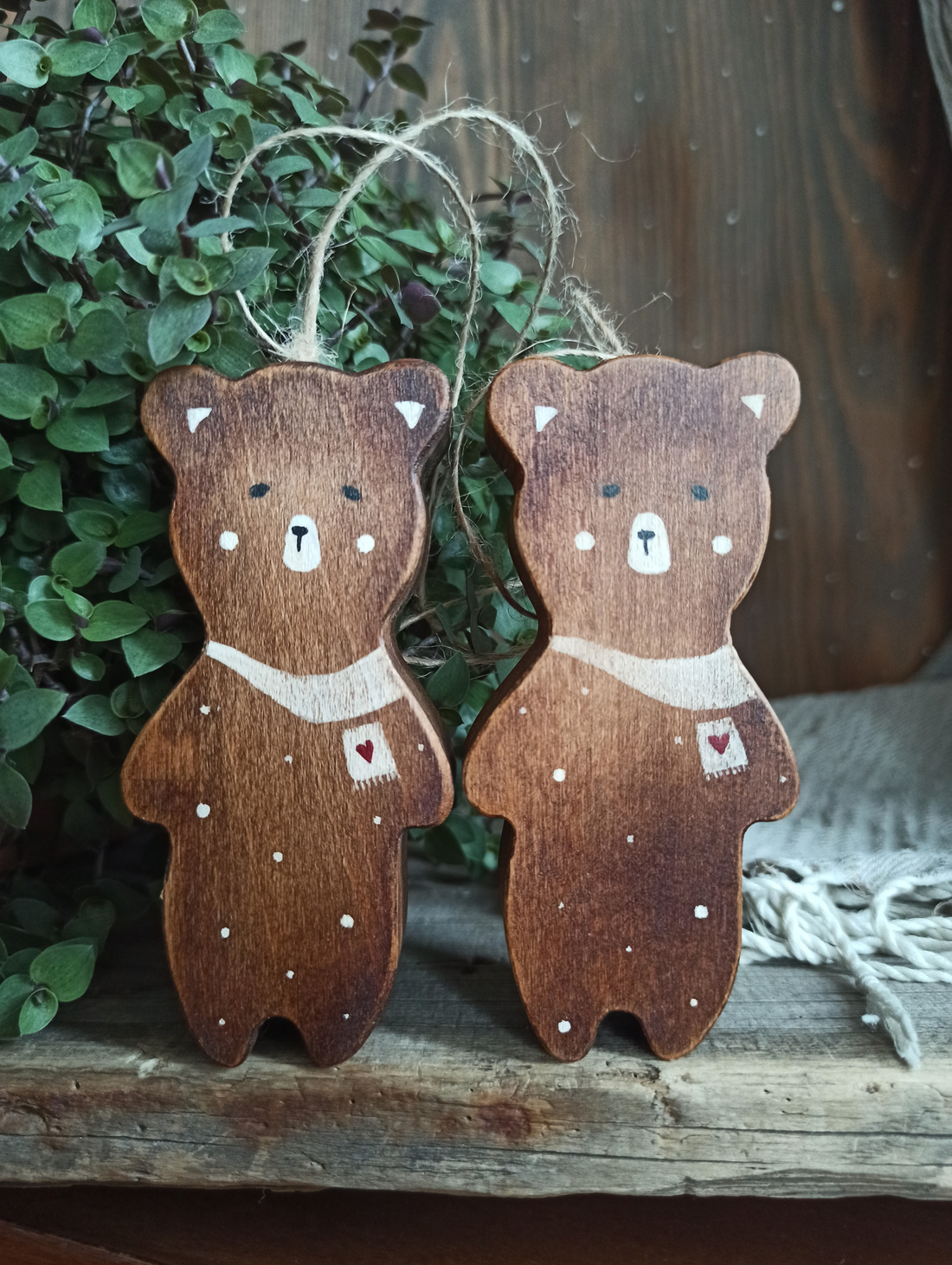 Елочная игрушка "Мишка Тоби" - фотография товара