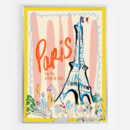 Тиражная графика «Paris, mon amour» ⁣⁣