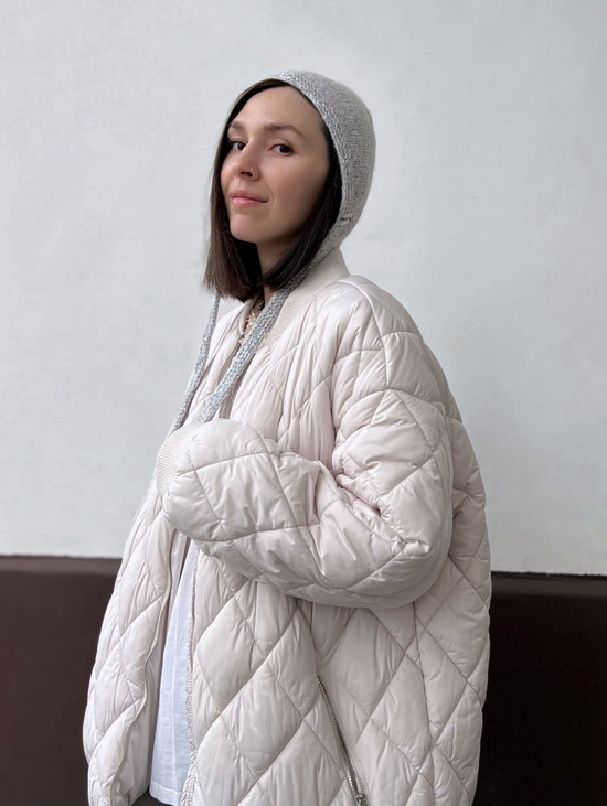 Чепчик с микропайетками