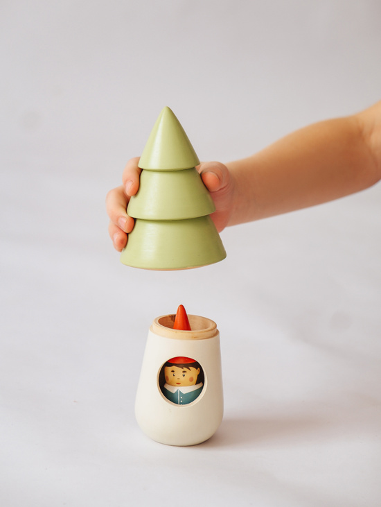 Игровой набор "Дерево и гном"