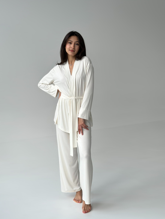 Костюм Viscose Elegance Молочный
