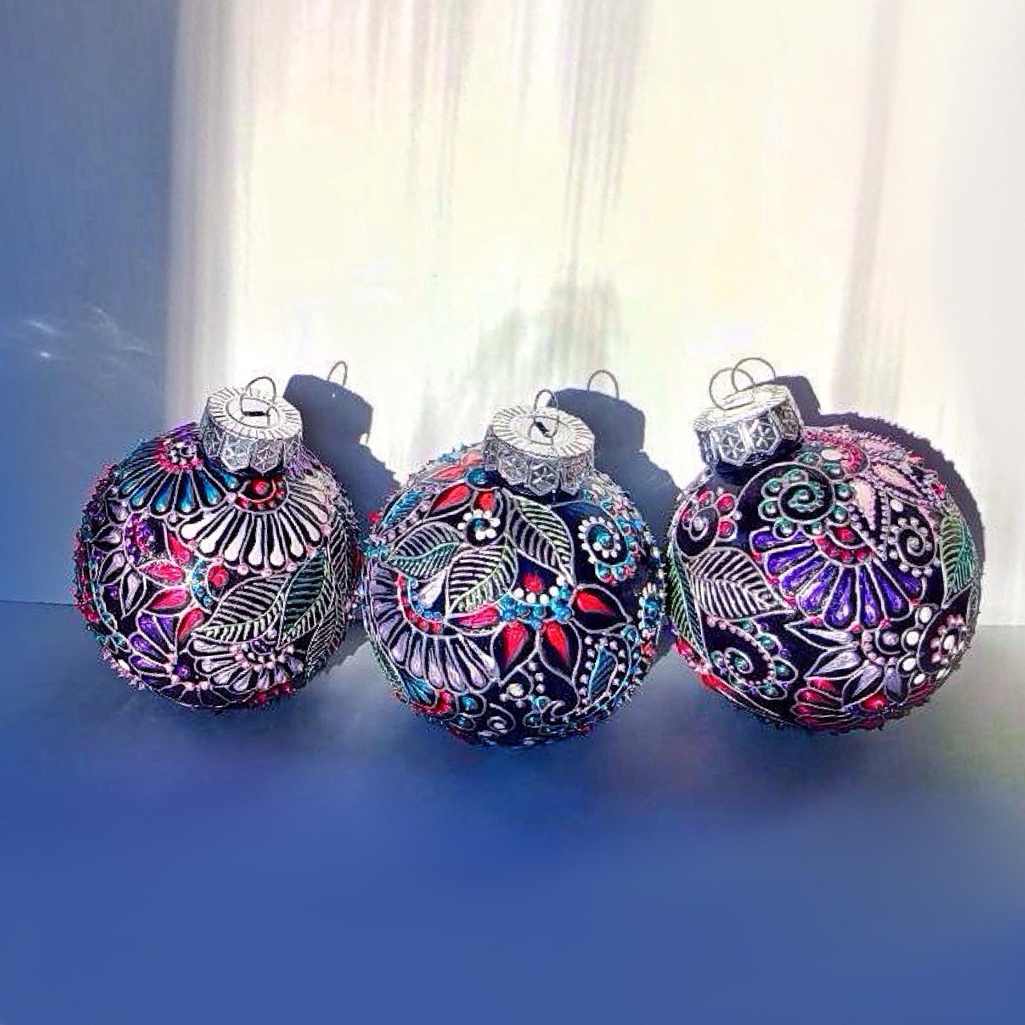 Ёлочный шар "Сияние" - фотография товара