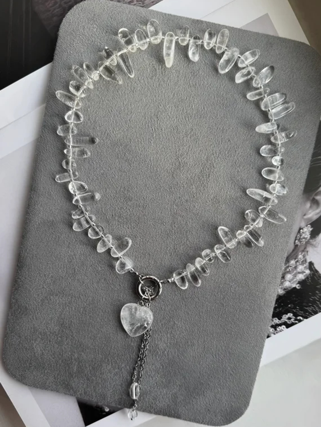 Колье «Ледяное сердце» - фотография товара