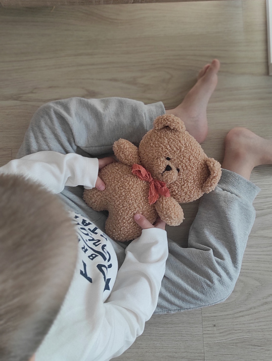 Карамельный мишка из букле