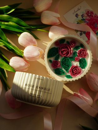 Аромасвеча "Rose candle"