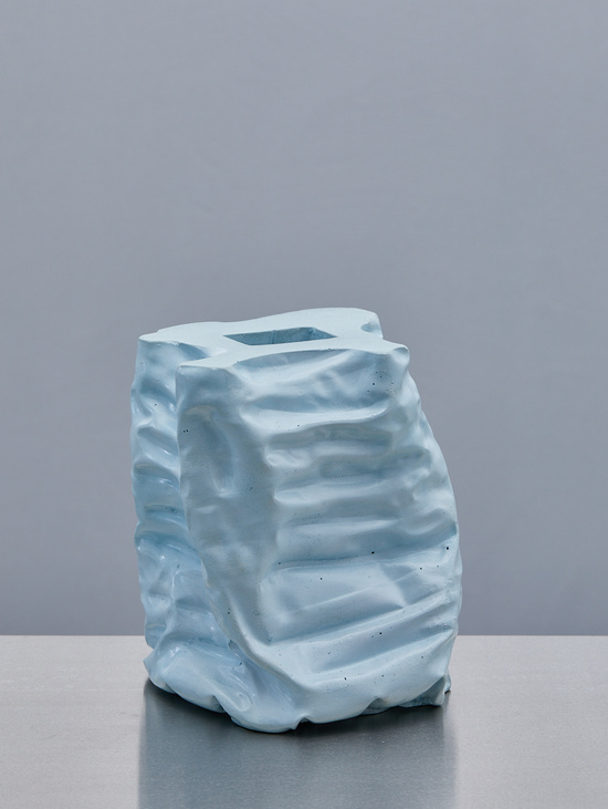 Ваза "Wavy Vase" Голубой