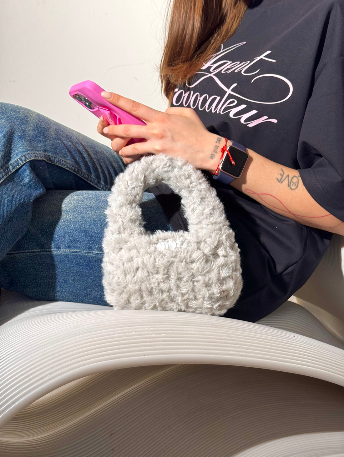 Сумка "Sweets" Серый - фотография товара