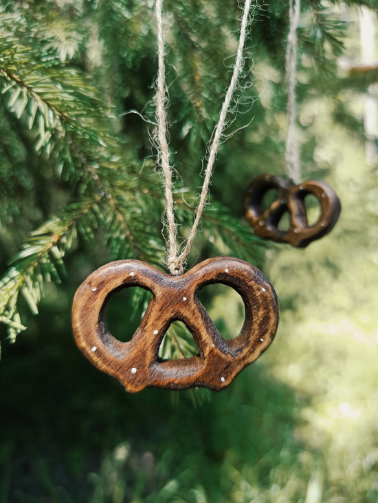 Елочная игрушка " Малый кренделек"