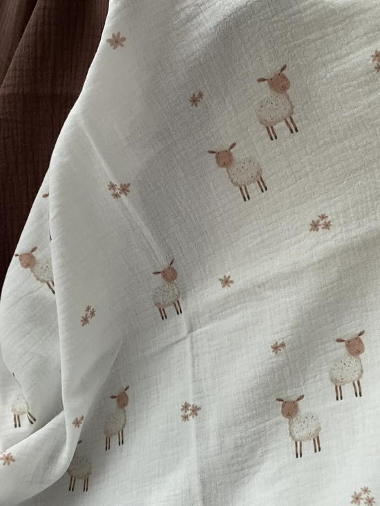 Муслиновая пеленка "Барашки"