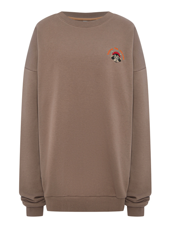 Свитшот SWEATSHIRT LONG SLEEVE RACCOON-WHITE VISON