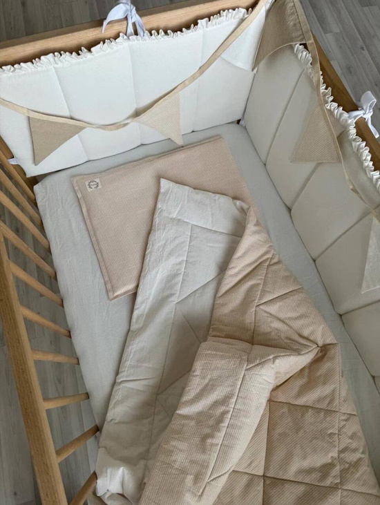 Set Newborn «Бежевая полоска»