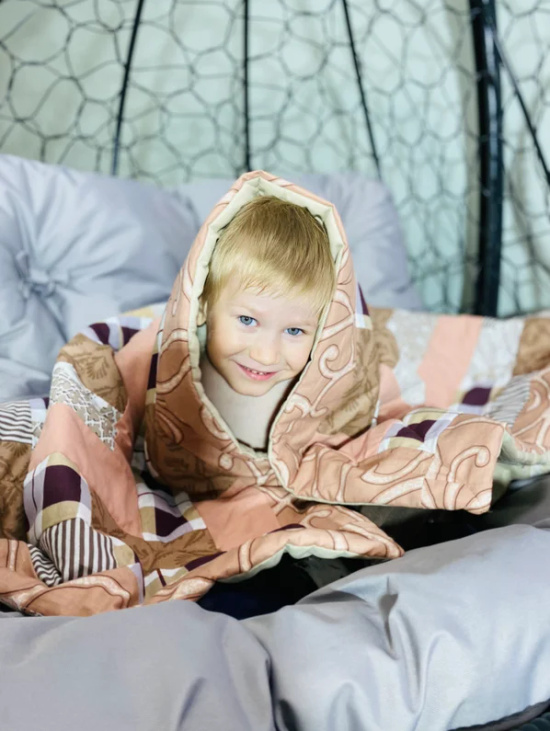 Лоскутное одеяло 100х130 см