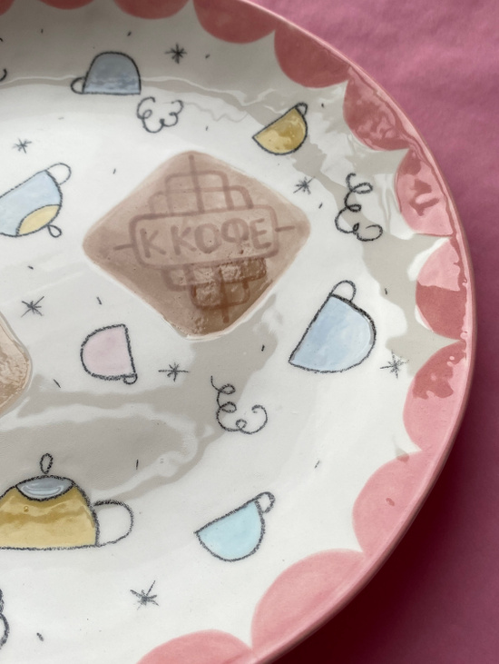 Тарелка  «Печенье к чаю, к кофе»