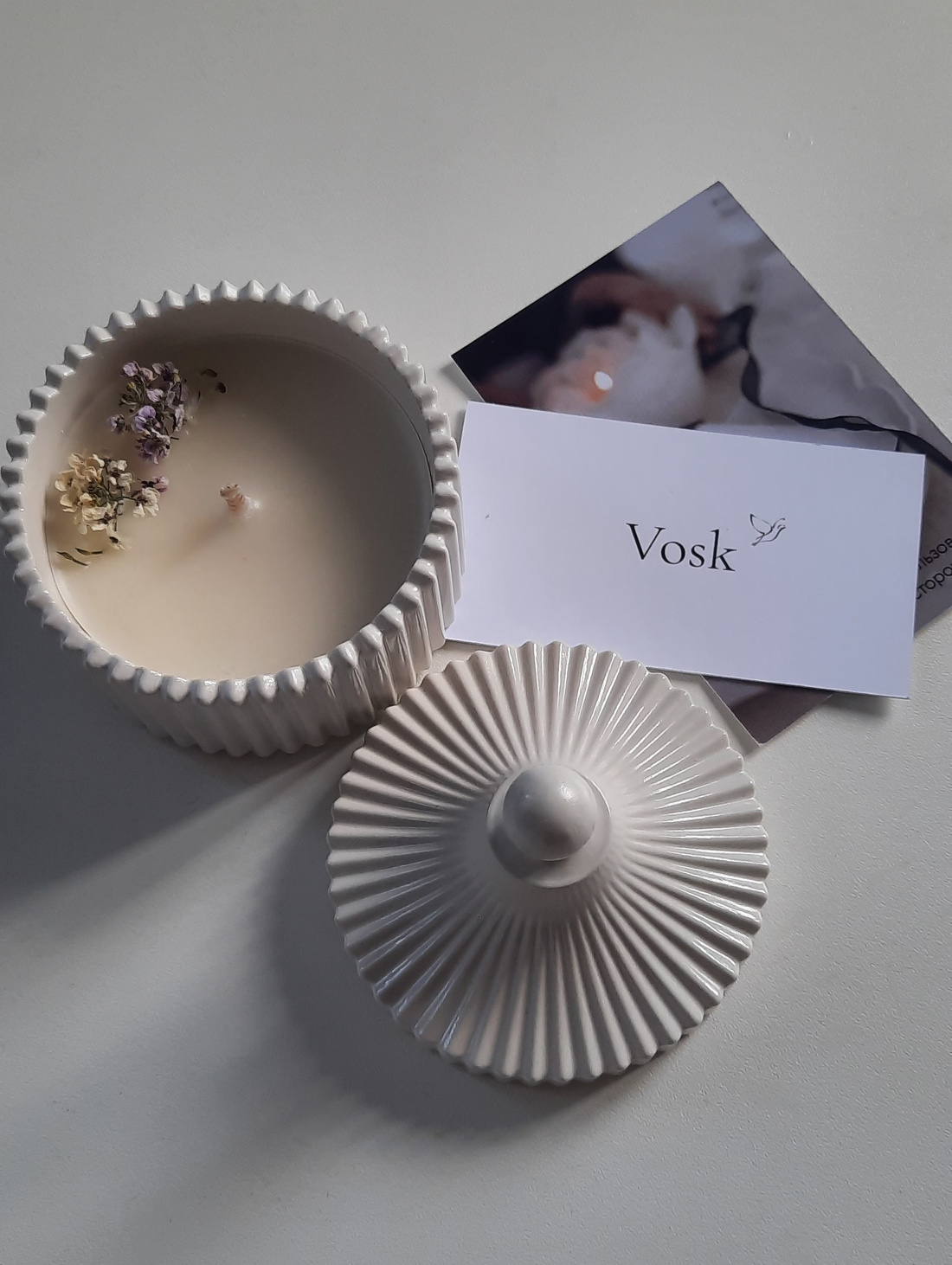 Свеча в шкатулке с парфюмированным ароматом по мотивам L'Imperatrice Dolce&Gabbana - фотография товара