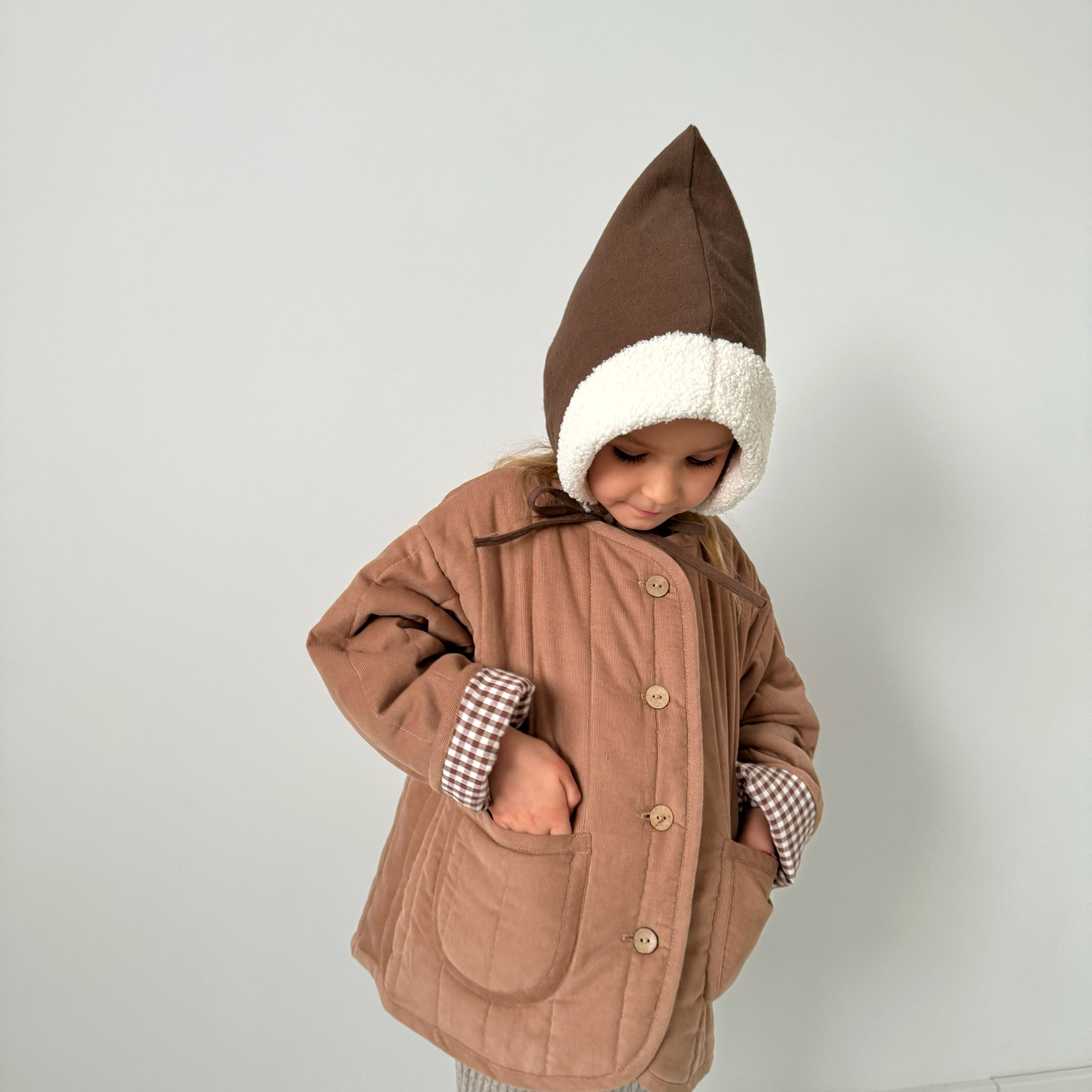 Фуфаечка из микровельвета «орех» - фотография товара