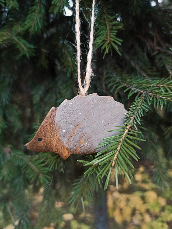 Елочная игрушка "Ежик Фима"