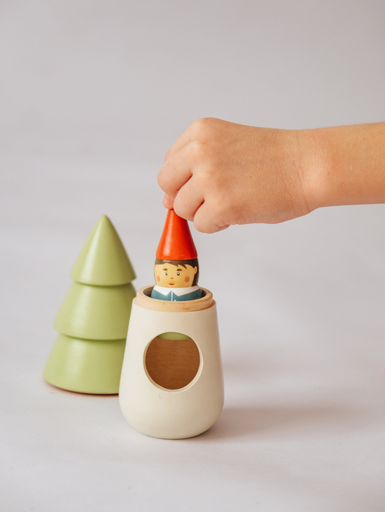 Игровой набор "Дерево и гном"