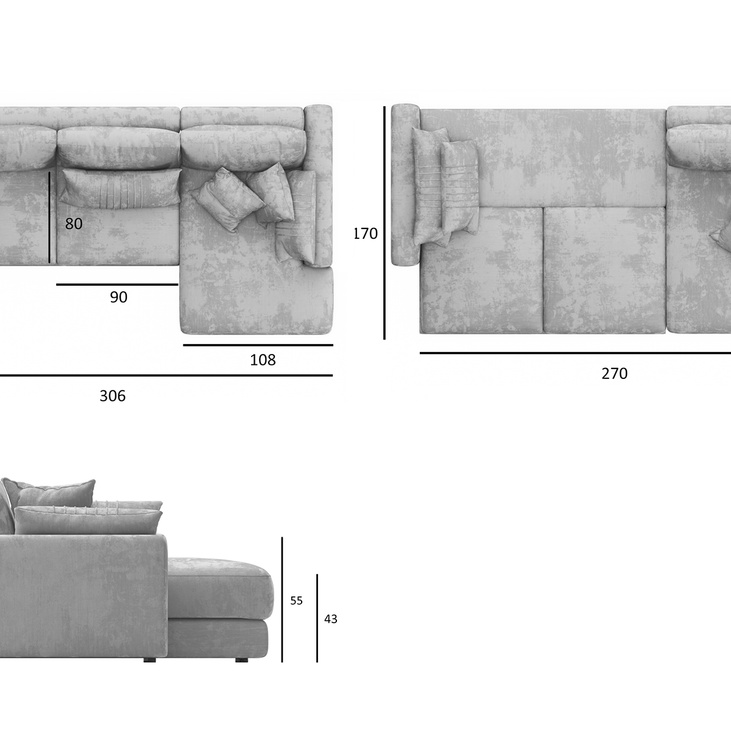 Угловой диван SHERLOCK