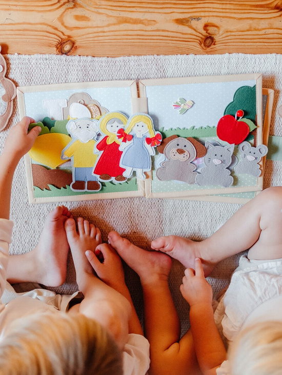 Книжка из фетра "Сказки"