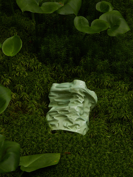 Ваза "Wavy Vase" Оливковый