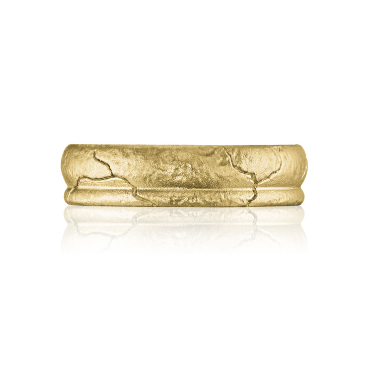 Позолоченное кольцо из серебра BASE GOLD