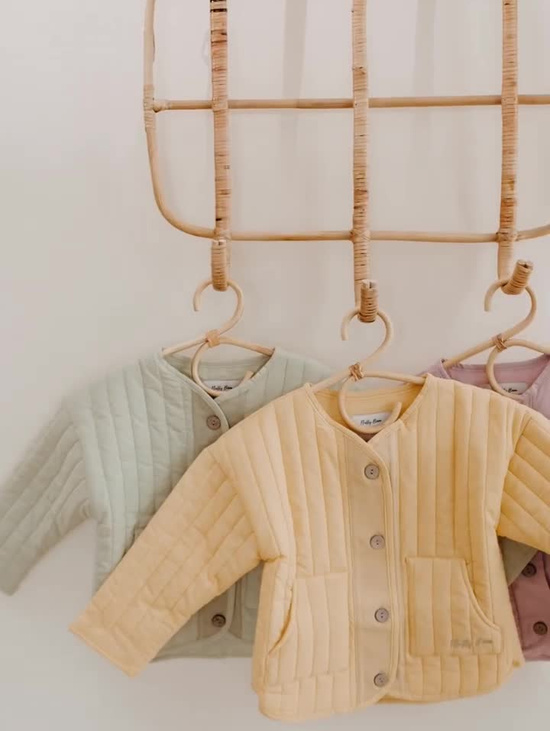 Легкая стеганая куртка (абрикос)