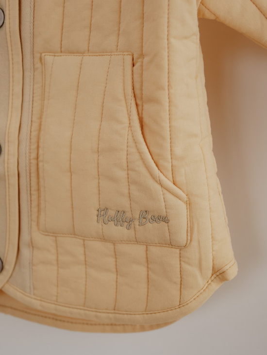 Легкая стеганая куртка (абрикос)