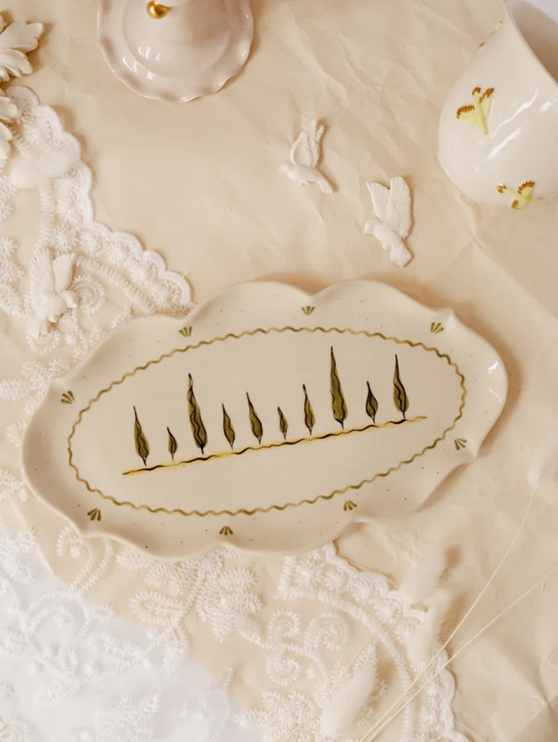 Блюдо "Кипарис" - фотография товара