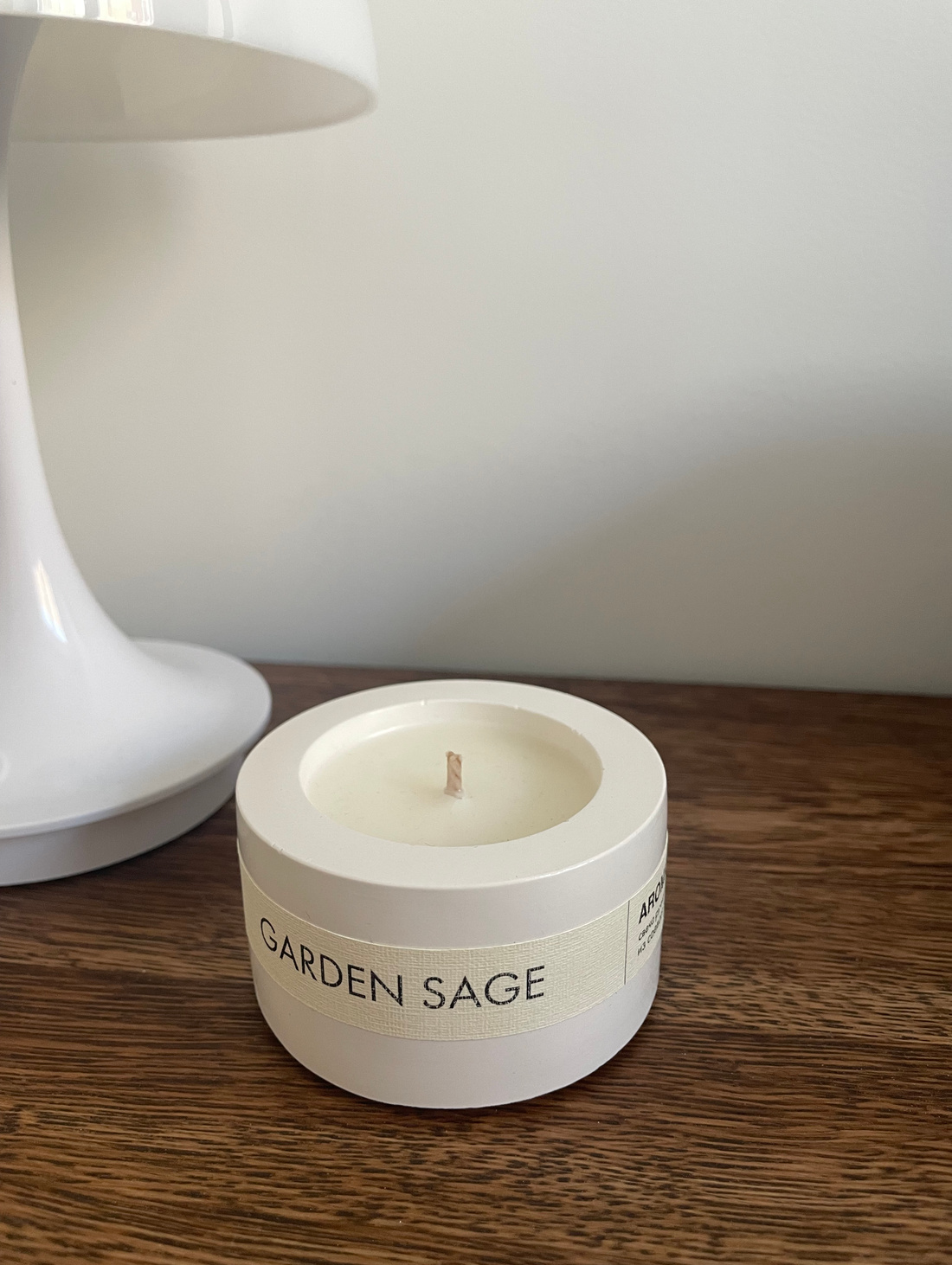 Свеча-шайба «GARDEN SAGE» гладкая - фотография товара