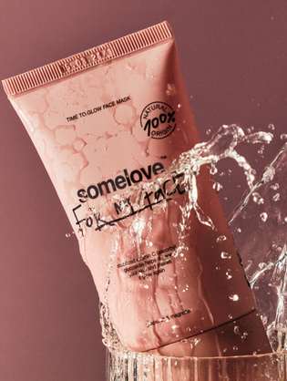 Маска для сияния кожи лица time to glow somelove, 50 мл