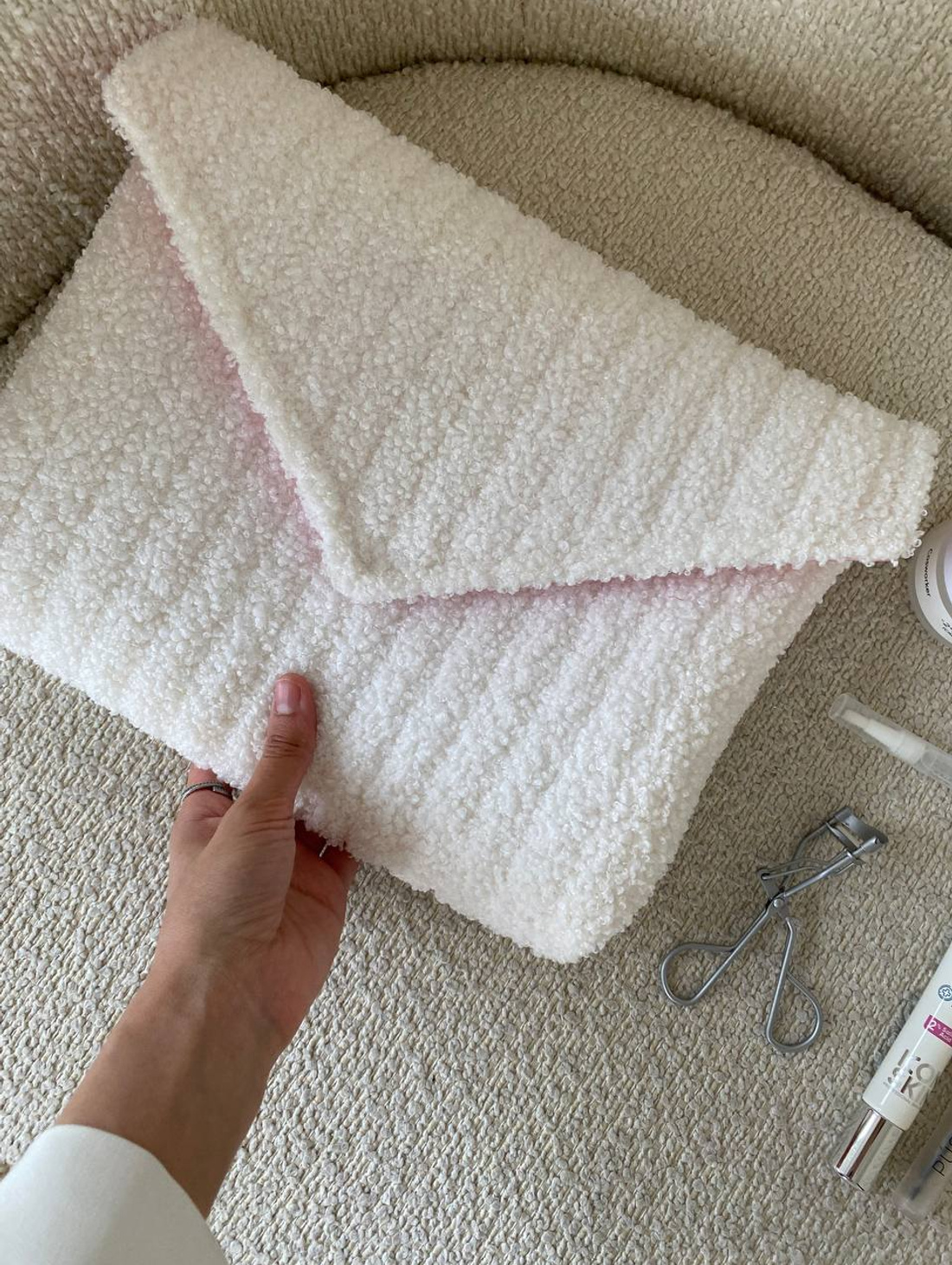 Папка для ноутбука из барашка - фотография товара